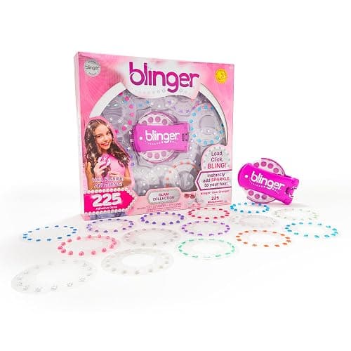 Blinger Ultimate Set, Glam Collection, Comes with Glam Styling Tool & 225 Gems - Load, Click, Bling! Hair, Fashion, Anything! (Amazon Exclusive) thumbnail 2