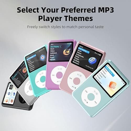 Innioasis Y2 Mp3 Player with Bluetooth, Lossless DSD DAC FLAC Support, Portable 8GB Classic Dedicated Audio Music Player with Playlists, Supports up to 2TB Black thumbnail 4