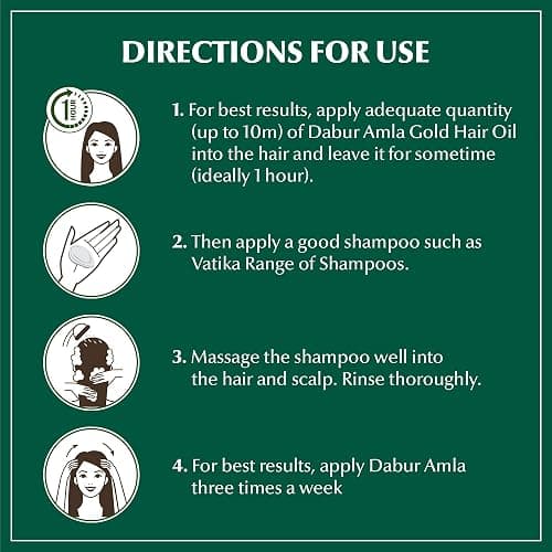 Dabur Amla Hair Oil – Nourishing Herbal Oil with Pure Amla and Botanical Extracts for Healthy, Moisturized Scalp, Strong, Shiny Hair – Ayurvedic Strengthen Roots for Men & Women – 300 ml thumbnail 5