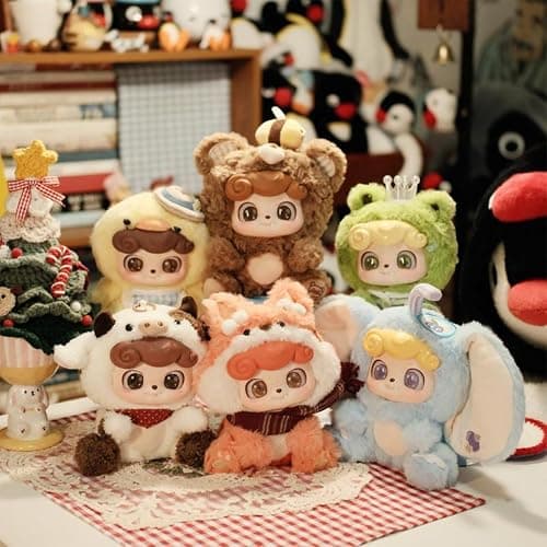 Triiter Q.Kid Animal Preschool Plush Series Blind Box 1PC (1 of 7 Possible Styles) Cute Figures Collectible Toys Birthday Gifts (1Pc-Blind Box) thumbnail 2