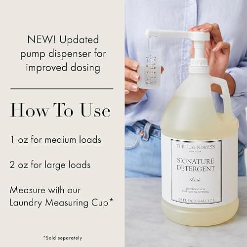 The Laundress Signature Detergent Classic, Concentrated Liquid Laundry Detergent, Stain Remover For Clothes, Stain Remover Laundry, 128 Fl Oz (Pack of 1) - Classic - 128 Fl Oz (Pack of 1) thumbnail 6