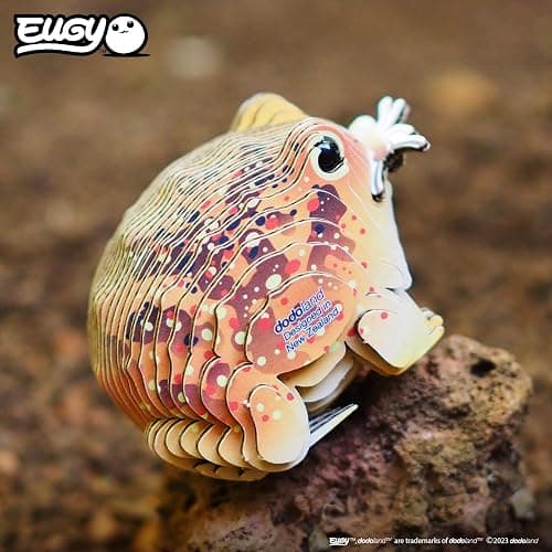 Eugy Desert Spadefoot Toad 3D Puzzle - 34 Piece Eco-Friendly Educational Toy Puzzle for Boys, Girls & Kids Ages 6+ thumbnail 2
