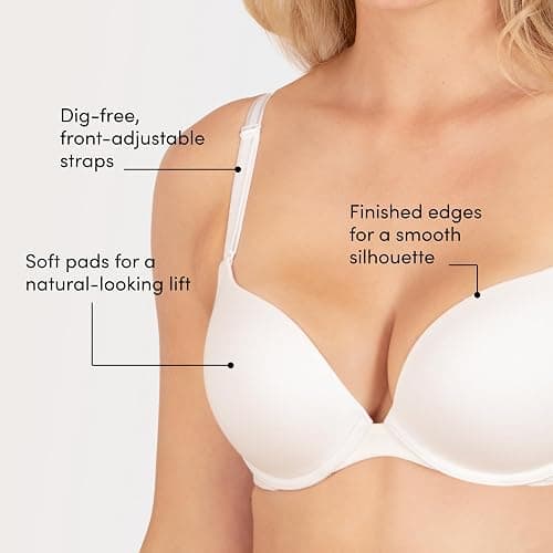 Fruit of the Loom Women's Everyday Cotton Push-up Bra thumbnail 4