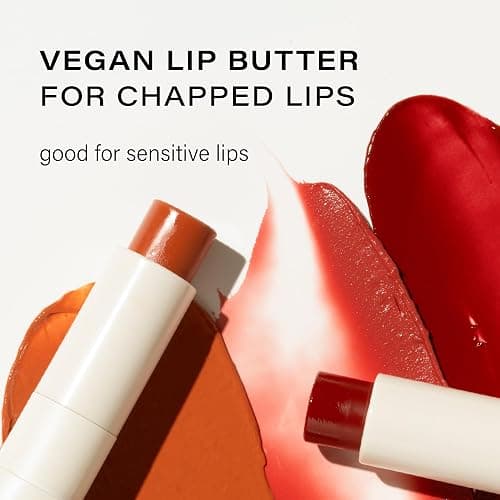 Melixir Vegan Lip Butter (12 Colors), Hydrating Tinted Lip Balm Stick, Bee-Free, Petrolatum-Free, Plant-Based, Moisturizes Dry & Chapped Lips With Shea Butter, Sheer, Natural Finish - #05 Dewy Rose thumbnail 2