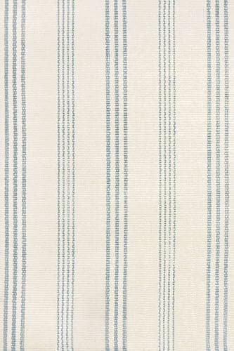 Dash and Albert Swedish Stripe Cotton Area Rug - 4' x 6' Blue - Striped Handwoven Accent Rug - Durable, Lightweight, High Traffic Areas - Hallways, Bedrooms, Stairs - Image 1