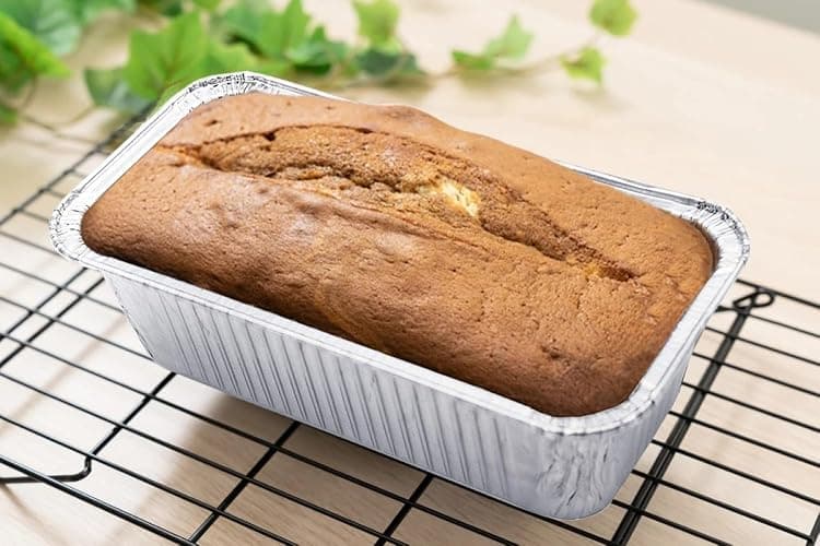 Disposable Loaf Pans with Lids, 50 Pack, 8.5x4.5" Bread Pans, Food Storage Containers, Heavy-duty 2lb Aluminum Loaf Pans, Pastry Boxes, Perfect for Baking Storing and Street Treats Takeout thumbnail 7