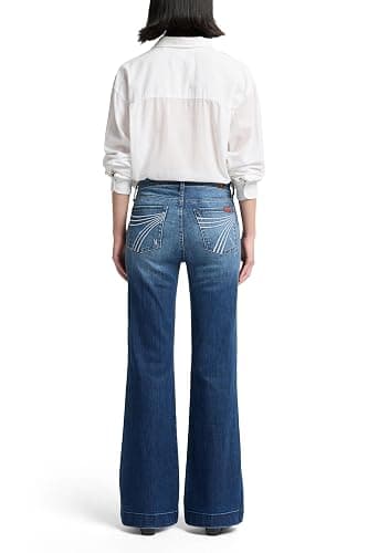7 for All Mankind Women's Petite Size The Tailorless Dojo Trouser Jean (Short Inseam) thumbnail 4