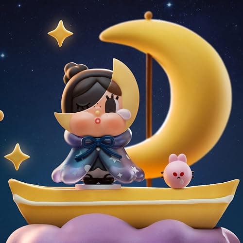 POP MART Crybaby Crying to The Moon Series Blind Box Figures, Collectible Toys Home Decorations, Holiday Birthday Gifts for Girls and Boys, Single Box thumbnail 5