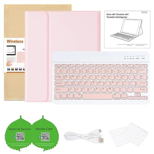 besky Keyboard Case for iPad Air 13 (M2) 2024 & iPad Pro 12.9 inch (5th, 6th Generation), (Compatible for 13 inch Air & 12.9 inch Model) - Wireless Detachable Keyboard with Auto Sleep/Wake Function thumbnail 7