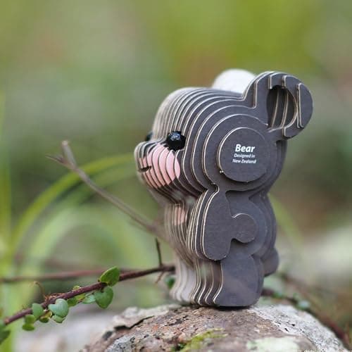 Eugy Bear 3D Puzzle - 26 Piece Eco-Friendly Educational Toy Puzzle for Boys, Girls & Kids Ages 6+ thumbnail 2