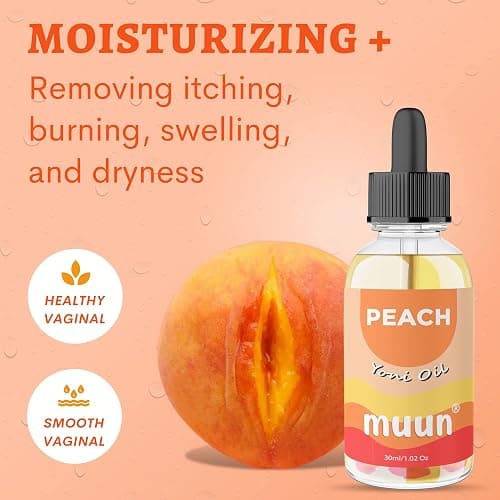 Muun Peach Yoni Oil for Dryness, After-Shave Oil Ingrown Hair Intimate thumbnail 3