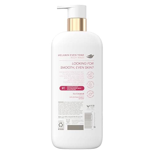 Dove Exfoliating Body Wash Melanin Even Tone Promotes Even Skin Tone 5% pro-ceramide serum with BHA 18.5 oz thumbnail 2