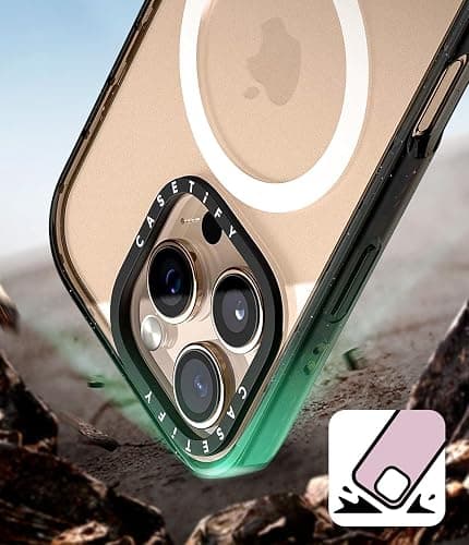 CASETiFY Impact Case for iPhone 17e / 16e [8.2ft 4X Military Grade Drop Protection/Compatible with Magsafe] - It's All Love from Me - Clear Black thumbnail 4