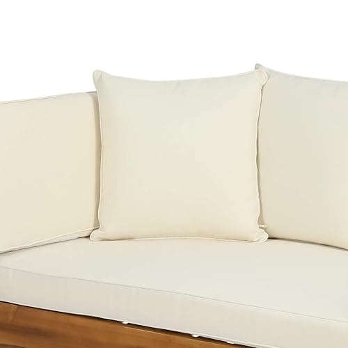 Christopher Knight Home Patrick Outdoor Acacia Wood Expandable Daybed with Water Resistant Cushions, Teak thumbnail 5