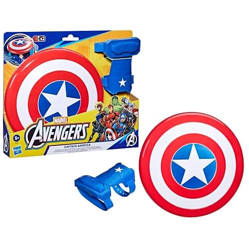 Marvel Avengers Captain America Magnetic Shield & Gauntlet 2-Piece Toy Figure Set thumbnail 2