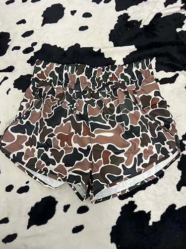 RICHTRUE Camo Boxer Shorts Women Cute Graphic Y2k Shorts Colorful Summer Bottoms 2025 Trendy thumbnail 7