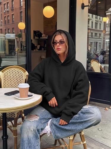 Trendy Queen Womens Oversized Hoodies Comfy Fleece Sweatshirts Comfort Pullover Fall Outfits 2026 thumbnail 6