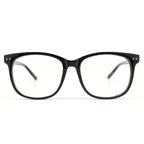 GQUEEN Fake Non Prescription Glasses Clear Lens for Women Men Oversized Frame UV400 Protection, 201581 thumbnail 5