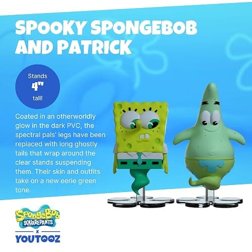 Youtooz Spooky Spongebob and Patrick 4" Inch Vinyl Figure, Collectible Spooky Spongebob & Patrick 2-Pack Figure thumbnail 5