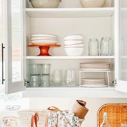 Mora Ceramic Dinner Plates Set of 6, 10 inch Dish Set - Microwave, Oven, and Dishwasher Safe, Scratch Resistant, Modern Rustic Dinnerware- Kitchen Porcelain Serving Dishes - Vanilla White thumbnail 7