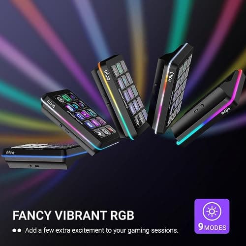 Fifine AmpliGame Stream Controller with 15 Macro Keys, Streaming Keyboard with Trigger Actions in OBS/Twitch/YouTube/Streamlabs, Shortcut Buttons Keypad Works with Mac and PC-D6 thumbnail 4