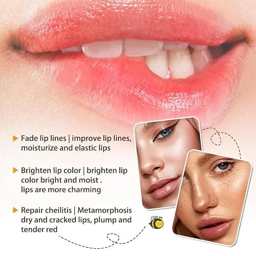 7PCS Lip Oil Set,Hydrating Magic Colour Changing Lip Balm & Long Lasting Lip Gloss Kit,Clear Tinted Lipstick & Lip Care Multipack for Women,Colour Changing Lipstick,Non-Sticky Gloss,Fruit-Flavored thumbnail 7