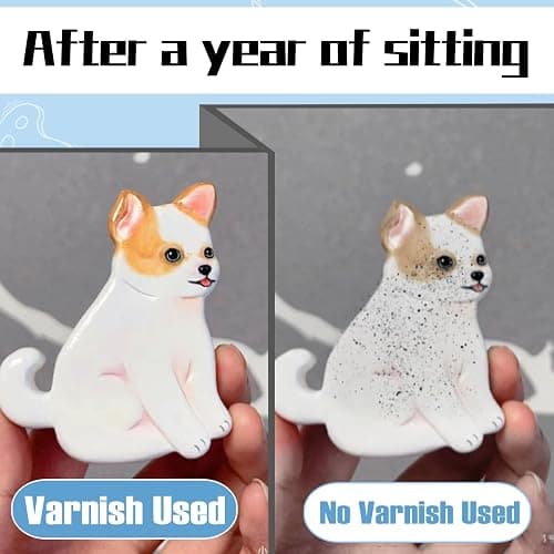100ml Air Dry Clay Glaze, Air Dry Clay Varnish Can Not Only Used to Prevent Clay Cracking, Scratches, and Wear, It Can Also Having a Gloss Glaze Effect (Gloss) thumbnail 4