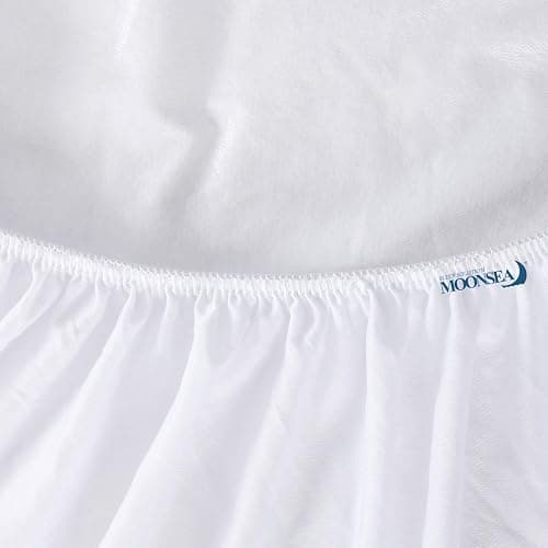 Twin XL Mattress Protector Cover Cooling,Extra Long Twin Waterproof Viscose Terry Mattress Protector for College Dorm Room Essentials,Soft and Noiseless,Deep Pocket Fits Up to 14 Inch Mattress thumbnail 6