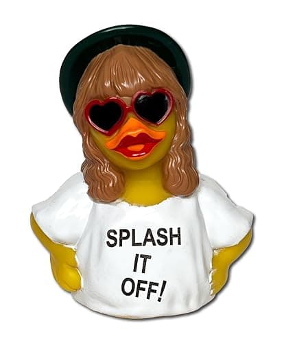 CelebriDucks - Tail-RRR - Splash It Off - Floating Rubber Ducks - Collectible Bath Toy Gift for Kids & Adults of All Ages thumbnail 8