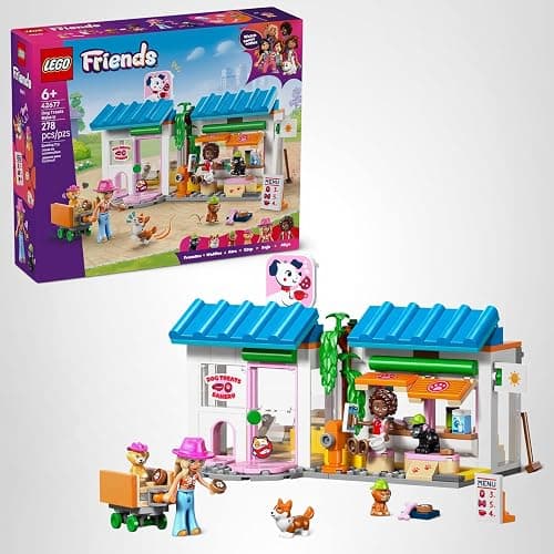 LEGO Friends Dog Treats Bakery Building Toy for Girls & Boys - Pretend Play Set for Kids, Ages 6+ - W/Aliya & Sage Minidolls, 2 Toy Dog Figures, & Accessories - Gift Idea for Birthdays - 42677 thumbnail 7