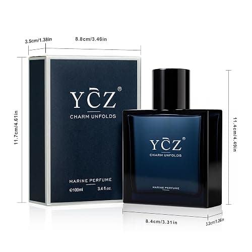 Ycz Midnight Marine Eau De Parfum For Men, 3.4 Fl Oz | Long-Lasting Fresh Marine Woody Fragrance With Grapefruit, Ginger, And Cedar Notes For Daily Wear, Date Nights, And Gifts. thumbnail 9