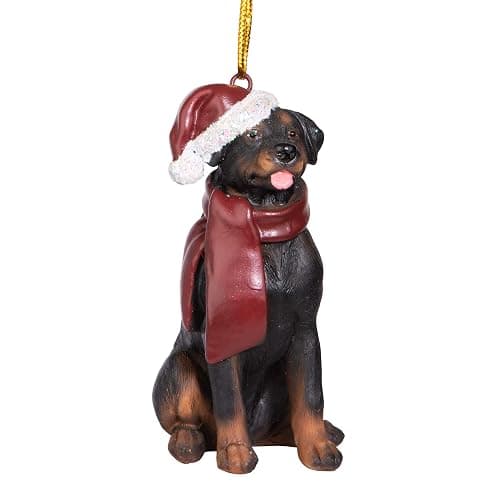 Rottweiler christmas holiday ornaments - Image 1