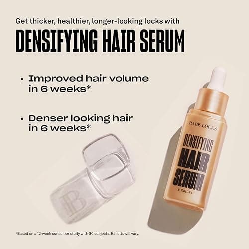 Babe Original Locks Densifying Hair Serum for Men and Women, Promotes Thickness in Thinning Hair & Hair Loss thumbnail 2