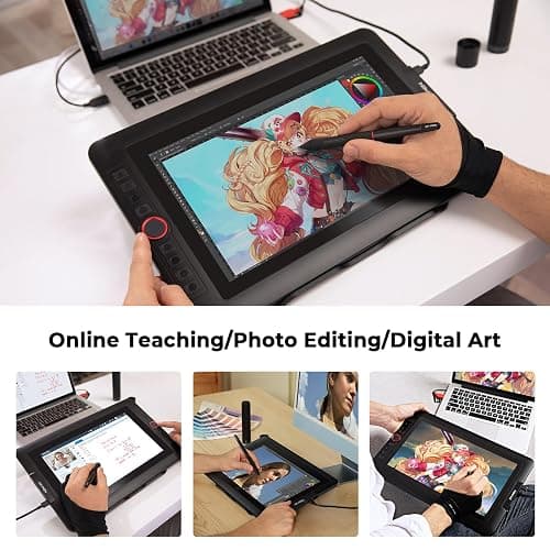 XPPen Drawing Tablet with Screen Full-Laminated Graphics Drawing Monitor Artist13.3 Pro Graphics Tablet with Adjustable Stand and 8 Shortcut Keys (8192 Levels Pen Pressure, 123% sRGB) thumbnail 9