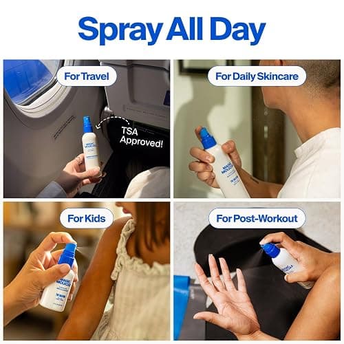 Magic Molecule Skin Spray, Hypochlorous Acid Formula, 8oz | Helps heal breakouts, eczema irritation, itch, redness & 50 other skin issues; for face, body & all skin types; scent-free thumbnail 4