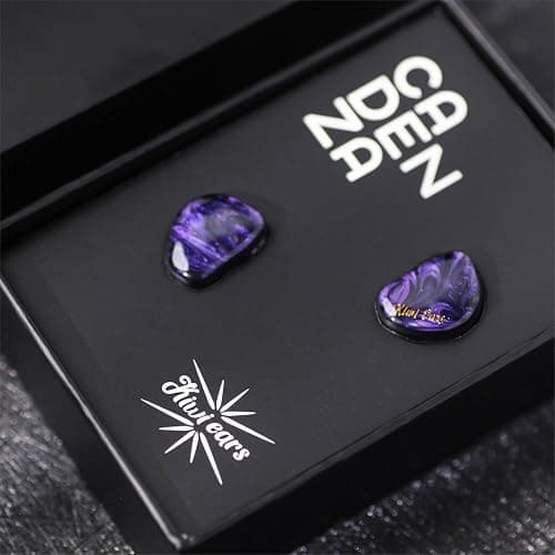 Linsoul Kiwi Ears Cadenza 10mm Beryllium Dynamic Driver IEM 3D Printed with Detachable Interchangeable Plug 0.78 2pin 3.5mm IEM Cable for Musician Audiophile (Purple) thumbnail 7