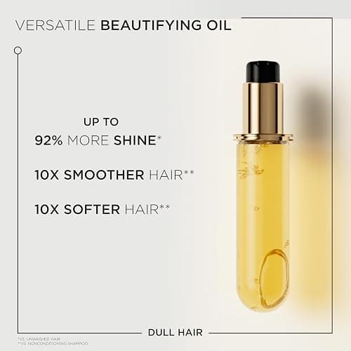 Kerastase Elixir Ultime Refillable Hair Oil - Hydrates & Smoothes Frizz, Adds Shine, With Wild Camellia, Nourishes & Strengthens Hair, For All Hair Types thumbnail 3