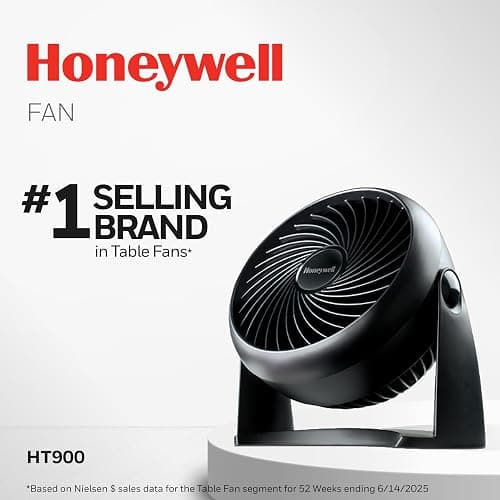 Honeywell HT-900 TurboForce Air Circulator Fan Black thumbnail 3