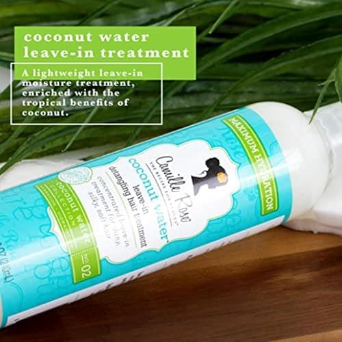 Camille Rose Leave-In Conditioner, Coconut Water – Lightweight Deep Conditioning Hair Treatment, Detangler & Frizz Control, 8 Fl Oz thumbnail 4