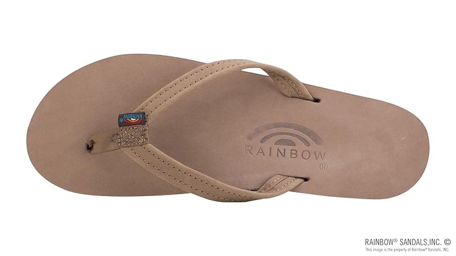 Rainbow Sandals Women's Double Layer, Narrow Strap, Leather Sandals w/Arch thumbnail 4