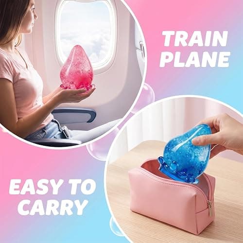 Water Drop Squeeze Squishies, Dream Squishy Drop Squishy Stress Ball,Drop Gifts for Anxiety Relief Office Easter Birthday (Pink) thumbnail 5