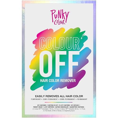 Punky Colour Off Hair Color Remover Kit - Hair Dye Remover, Safely Removes Semi Permanent Dye, and Permanent Colors, Color Removers for Dyed Hairs - Image 1