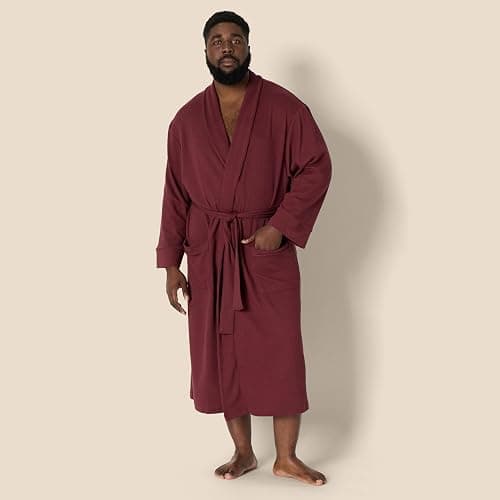 Amazon Essentials Mens Lightweight Waffle Bathrobe (Available in Big & Tall) thumbnail 2