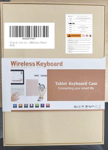 CC Store Hülle mit Tastatur für iPad A16 11 Generation 2025/10 Generation 2022 (11/10.9 Zoll), Magnetische abnehmbare deutsche Tastatur mit Stifthalter für iPad 11/10 Gen, QWERTZ Layout (Schwarz) thumbnail 2