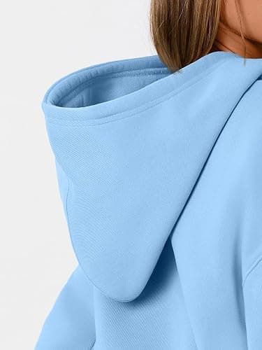 WYNNQUE Hoodies for Women Oversized Sweatshirts Fall Fashion Outfits 2026 Casual Sweaters Tops Fleece Workout Winter Clothes thumbnail 5