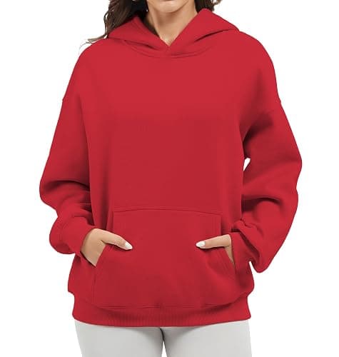 Jeqeocafy Women's Oversized Hoodie Fleece Sweatshirt Long Sleeve Shirts Pullover with Pocket 2025 Outfits Clothes - Image 1