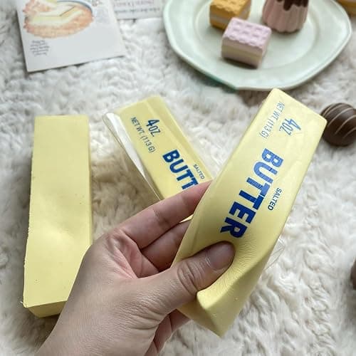 YOXIER Stress Relief Toys Squeeze Butter Toy Set Slow Rising Soft Fidget Toys for Stress Relief Anxiety Sensory Gifts for Adults Kids (2pc) thumbnail 6