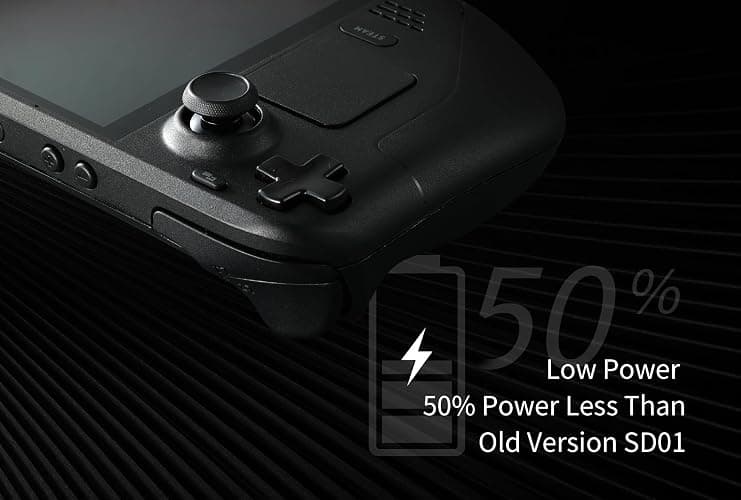 GuliKit Hall Effect Joystick Module For Steam Deck OLED, Electromagnetic Thumbstick Replacement with Original Touch Sensing, No Soldering, One-Key Calibration,Joysticks with Caps(Not for LCD) thumbnail 6