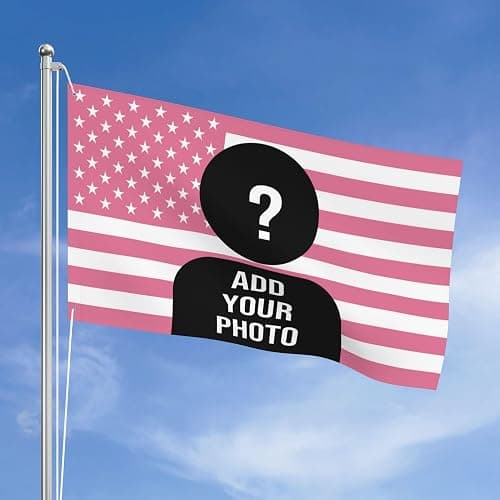 Custom Flag Double Sided Custom Pink America Flag Personalized Flags Room Wall Decoration Funny Tapestry Poster For Decorate Banners Gift for Indoor thumbnail 8