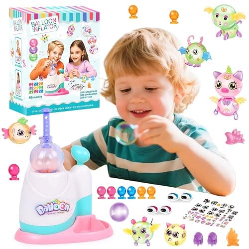 Kenvc DIY Balloon Animal Kit Toys, Craft Kits for Kids, Make Your Own Magic Balloon, Arts & Crafts for 3 4 5 6 7 8 9 10 11 12 Year Boys and Girls, DIY Creative Activity Birthday Gifts 3+ Ages - Image 1